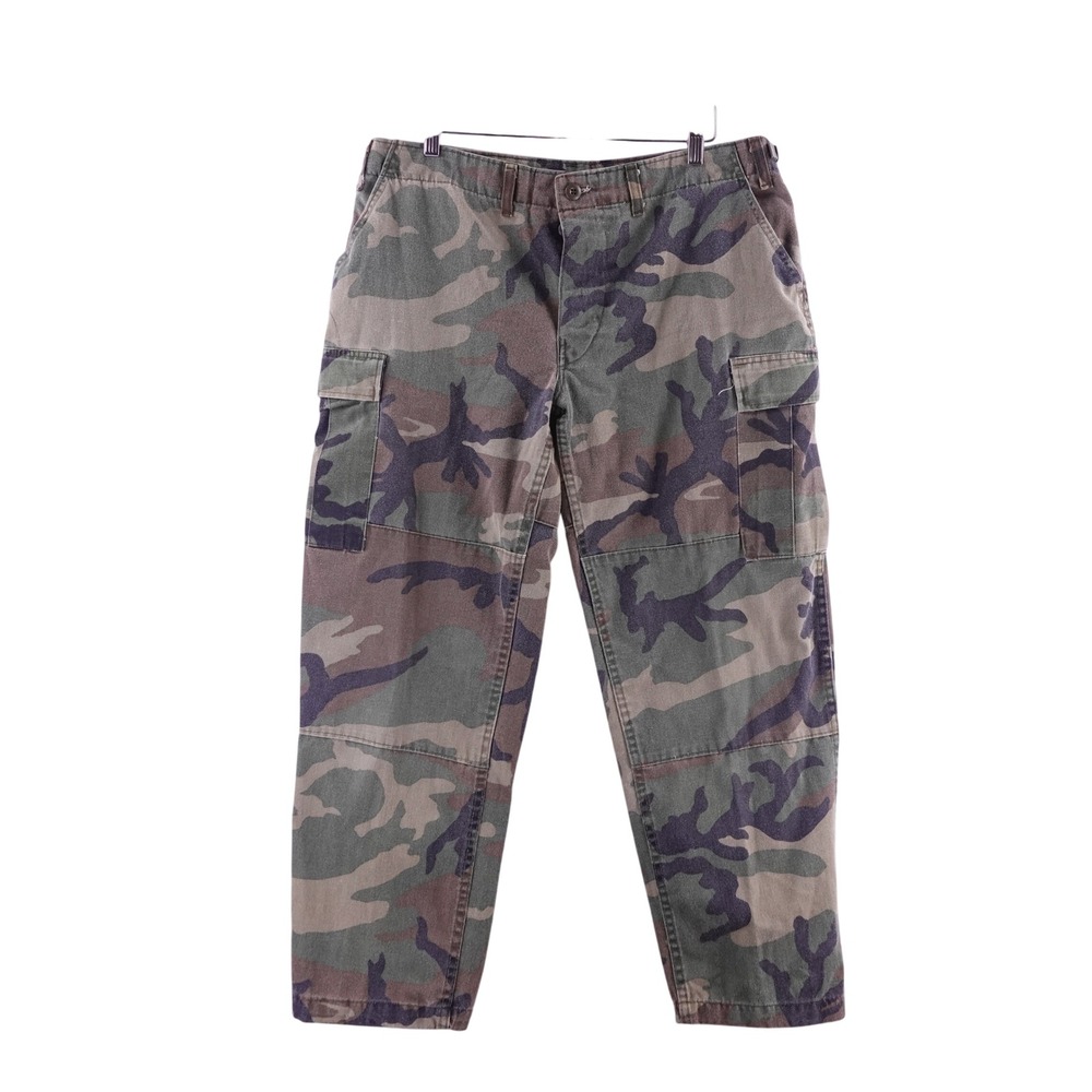 Rothco Mens Large Regular Military Division Woodland Camo Cargo Pants  USA Made